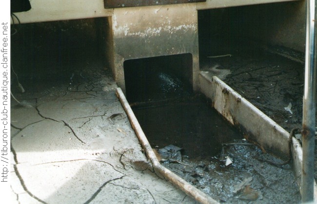 Cabine avant nettoyage